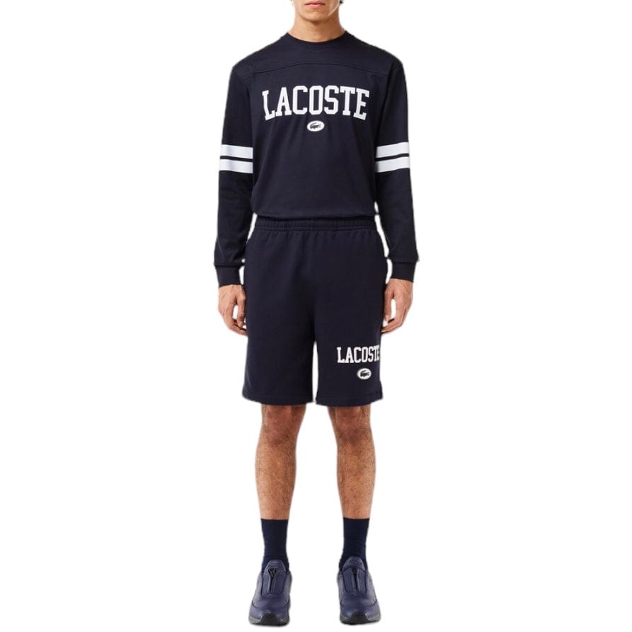 Lacoste Regular Fit Lacoste Print Jogger Short (Navy Blue) GH7499-51