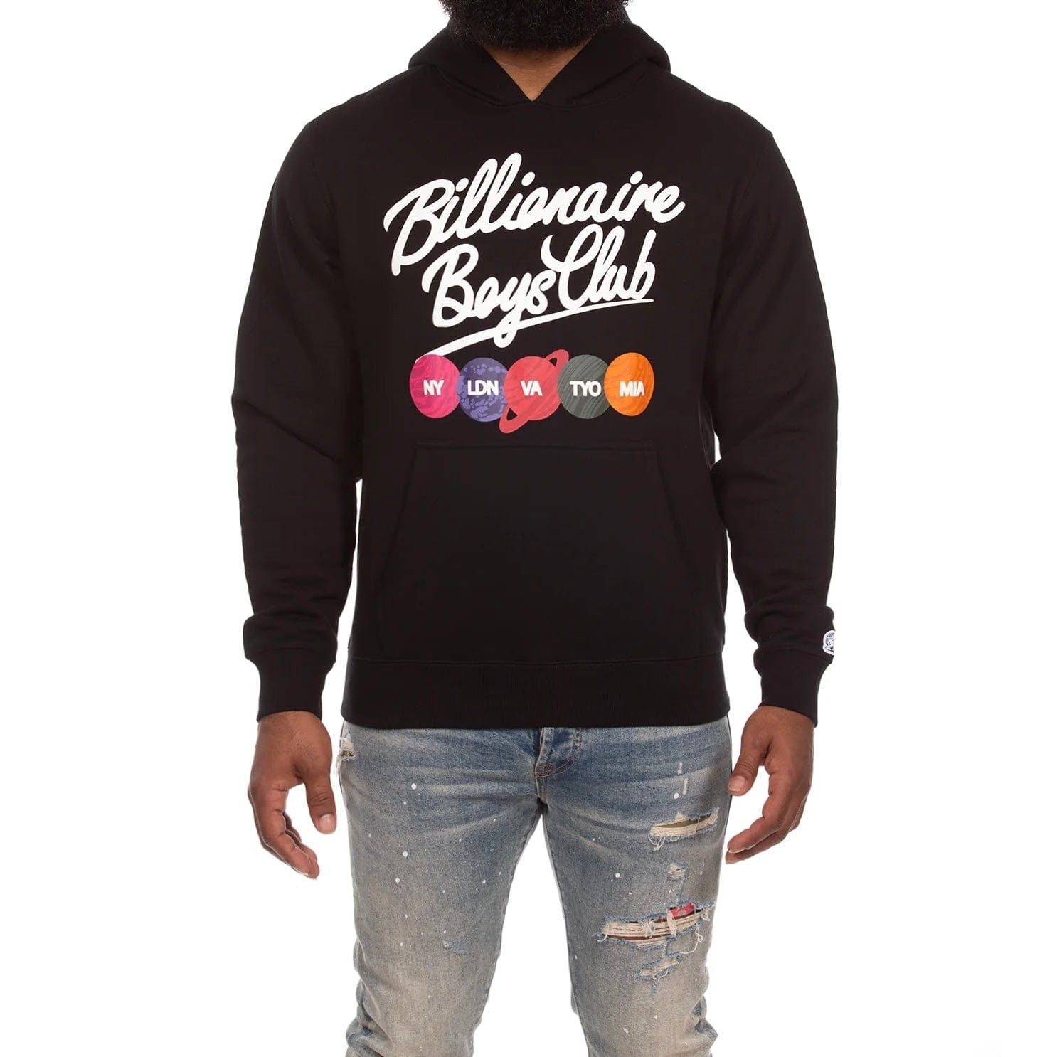 Billionaire Boys Club BB Script Hoodie (Black) 851-8307