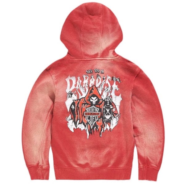 Kids Jordan Craig Afterlife Pullover Hoodie (Red) 8631HK