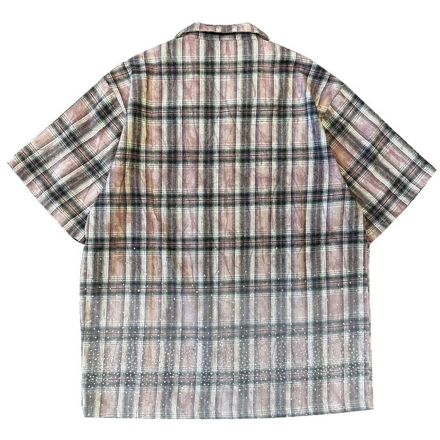 Almost Someday Solomon Rhinestone Flannel (Maroon) AS-F25-069