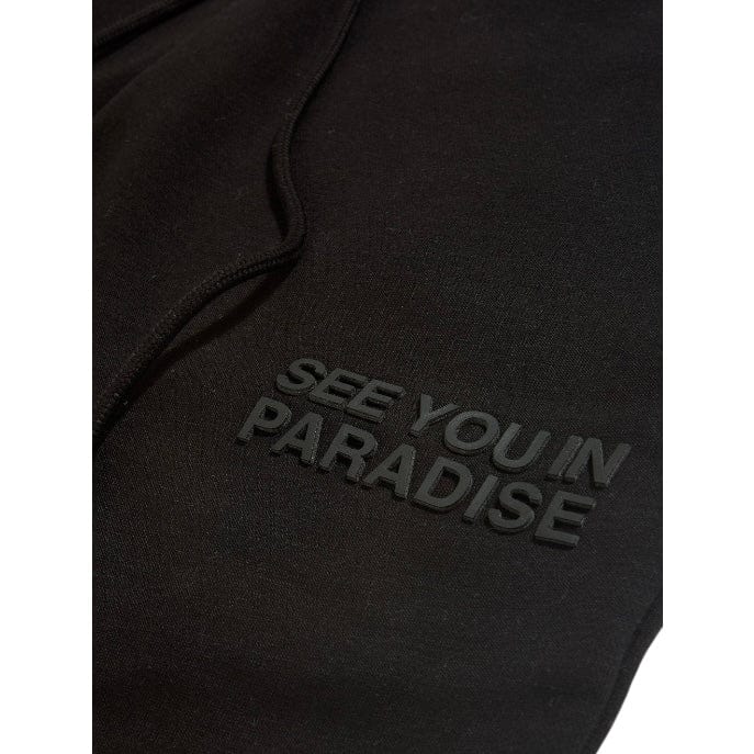 See You In Paradise Tonal Stacked Sweatpants (Black) 8899L