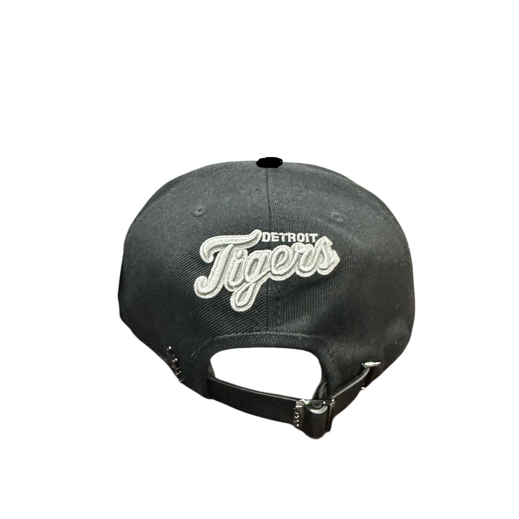 Pro Standard Detroit Tiger Leather Strap Hat (Eggshell/Black)