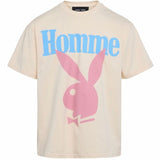 Homme Femme Twisted Bunny Tee (Cream/Pink) HFPB202420-3