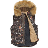 Jordan Craig Yukon Fur Lined Puffer Vest (Real Tree) 9377VC