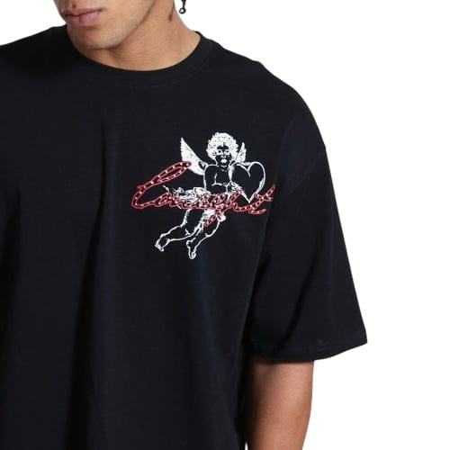 Concept La Angel Heart Boxy Tee (Black) CONT_18