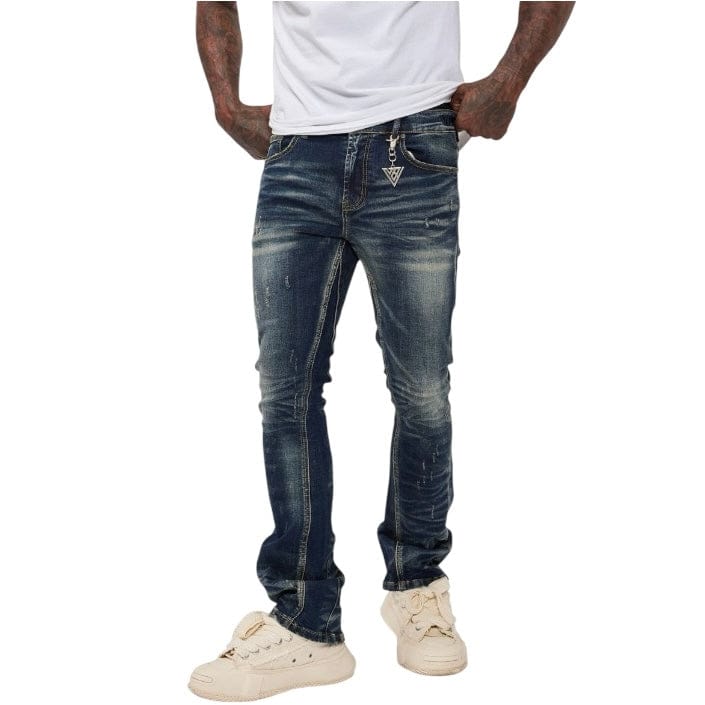 Valabasas Absorb Stacked Denim (Dark Blue) VLBS-VJ3-1042