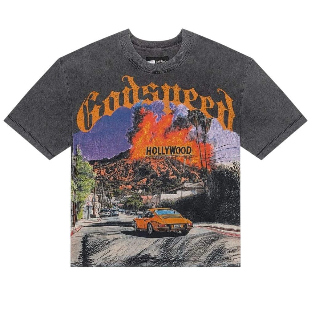 Godspeed Los Scandalous Tee (Grey Wash)