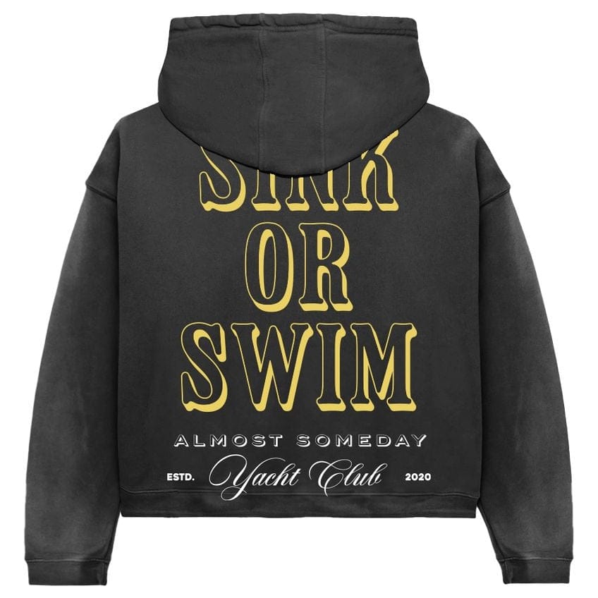 Almost Someday Yacht Clue Hoodie (Black) AS-S26-028