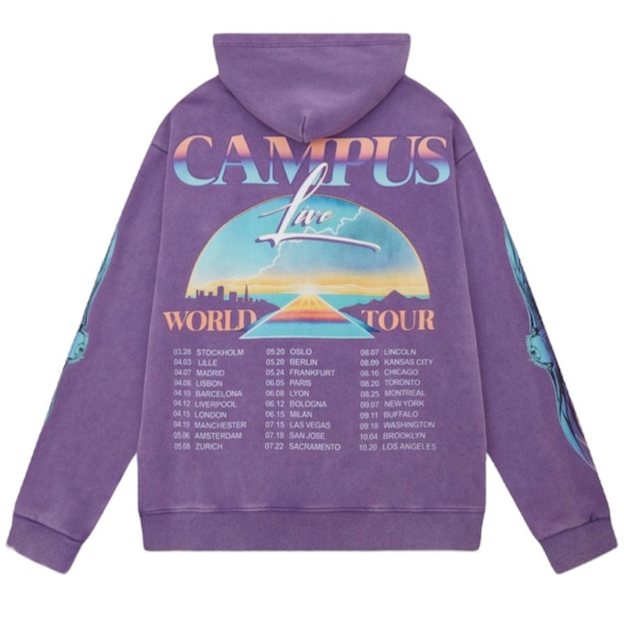 Campus Goods World Tour Hoodie (Vintage Purple) CG-S25-23