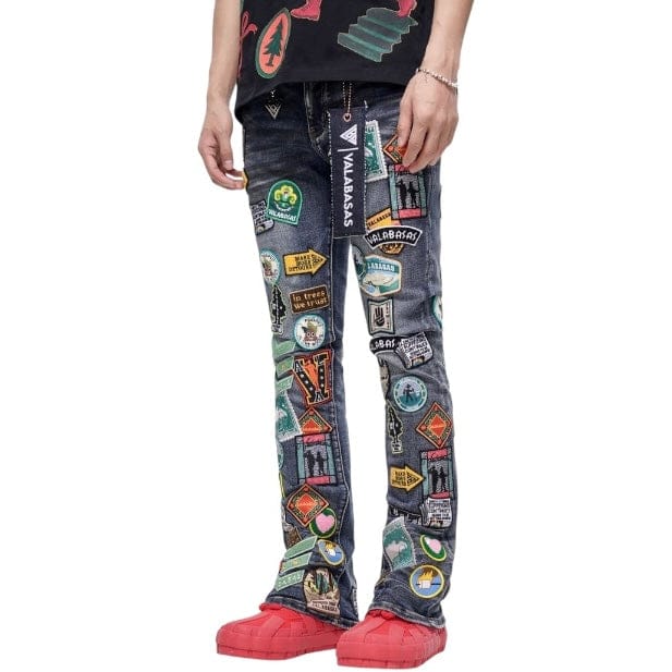 Valabasas Axis Stacked Denim (Blue Wash) VLBS-VJ3-1109