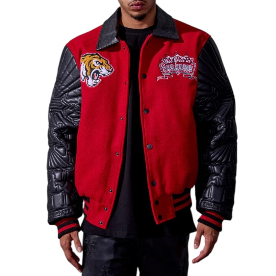 See You In Paradise Smoke & Mirrors Varsity Jacket (Bred) 91667
