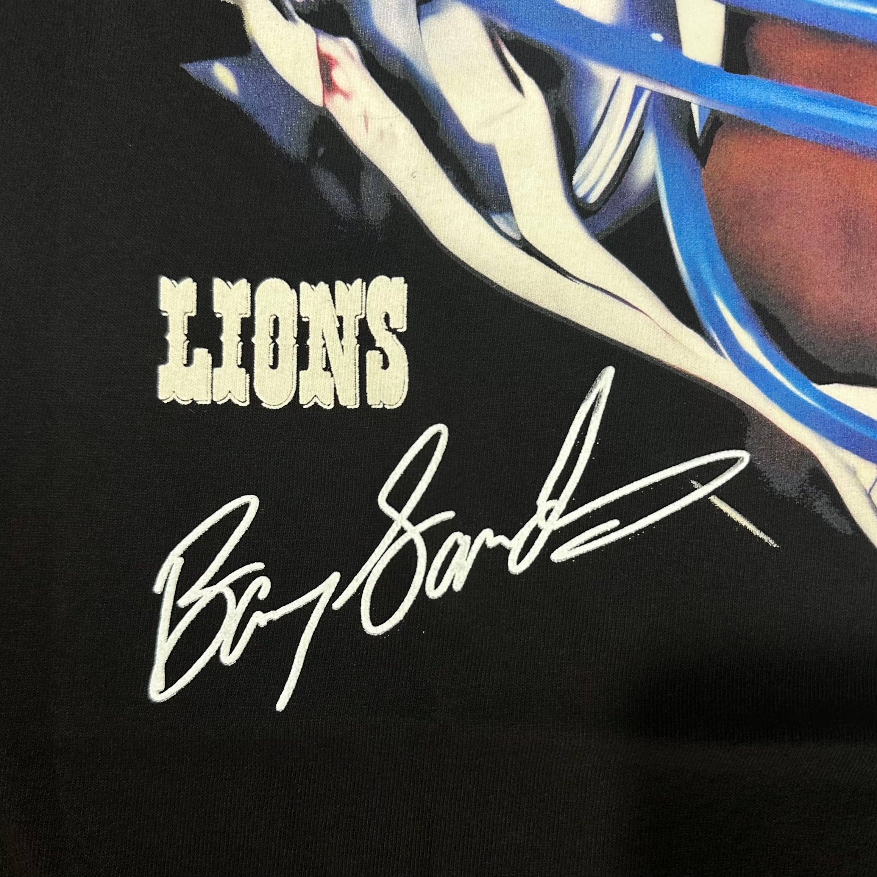 Mitchell & Ness NFL Detroit Lions Barry Sanders Big Face Tee (Black)