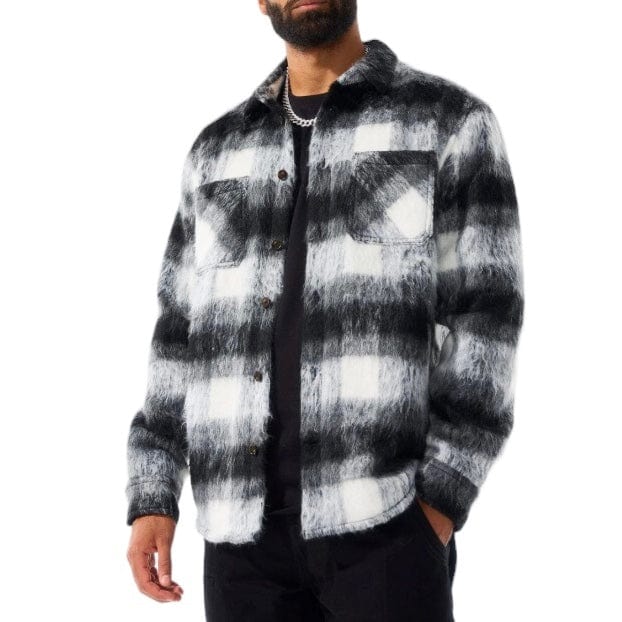 Jordan Craig See You In Paradise Flannel Shacket (Black) 2561