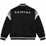 Mitchell & Ness NFL Oakland Raiders Heavyweight Satin Jacket (Black)
