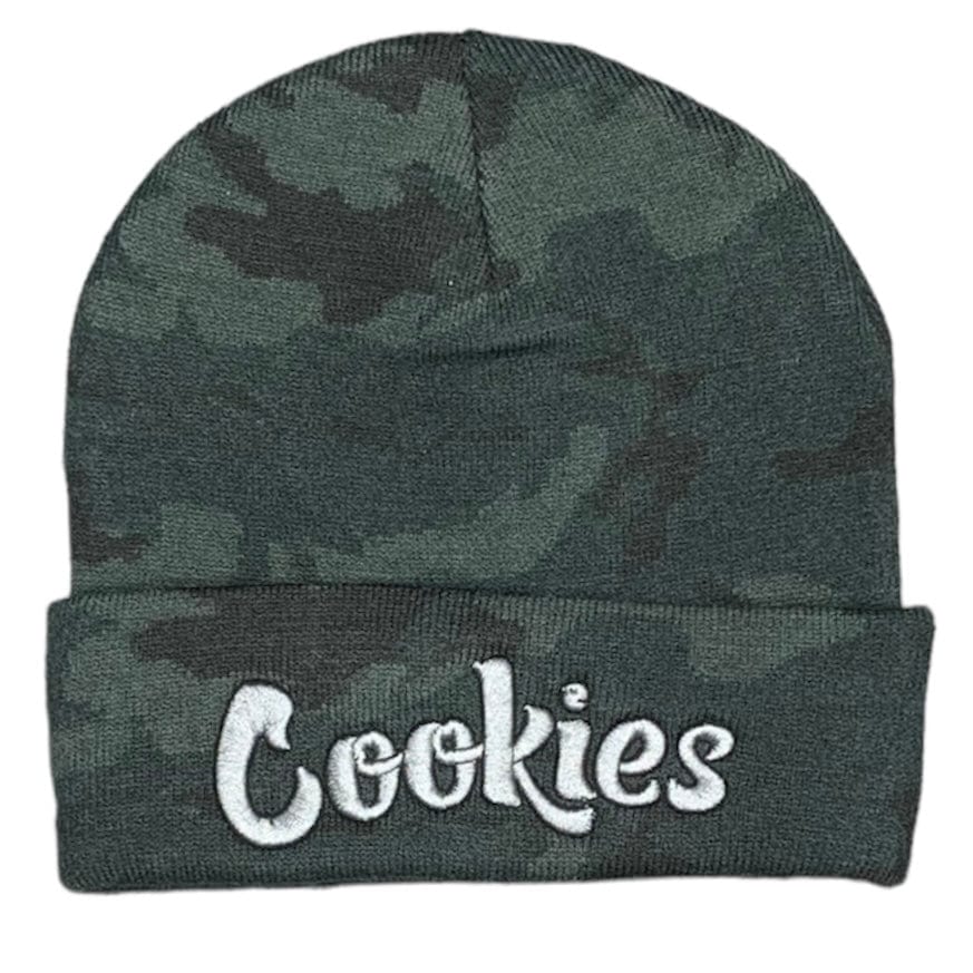 Cookies Knit Beanie Original Mint (Black Camo/Grey)