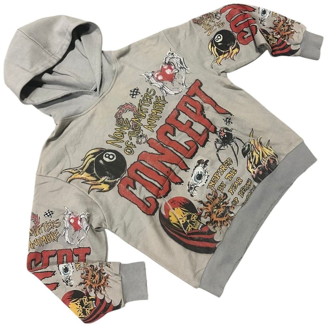 Concept La Graffiti Hoodie (Grey) CHOODY-GRY14