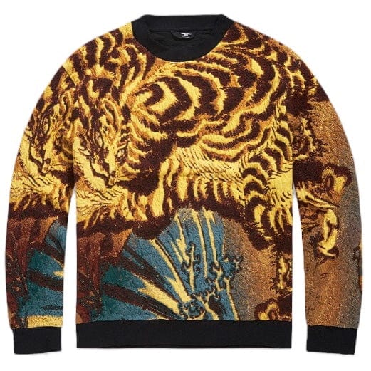 Jordan Craig Silk Road Crewneck Sweater (Gold Dragon) 3974