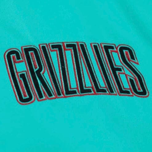 Mitchell & Ness NBA Vancouver Grizzlies Heavyweight Jacket (Green Teal)