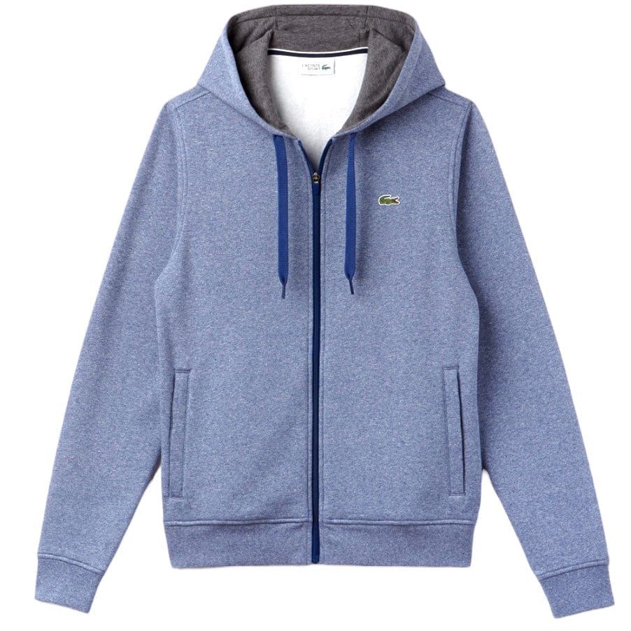 Lacoste Sports Tennis Fleece Zip-Up Hoodie (France/Pitch) SH7609-51