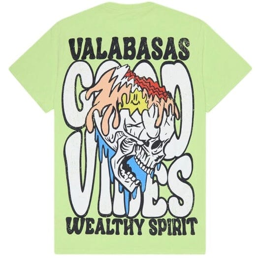 Valabasas Wealthy Spirit Vintage Tee (Vintage Lime) VLBS90063