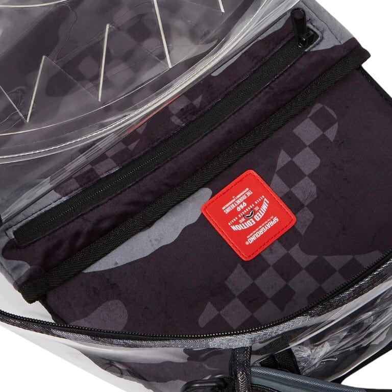 Sprayground Clear As Night Clear DLX Backpack