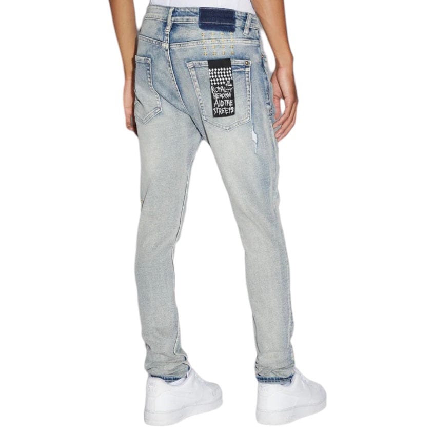 Ksubi Van Winkle Punk Gold Denim (Light Blue Stone Wash) MSP24DJ036