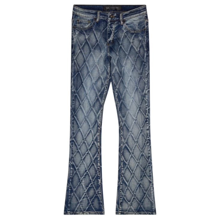 Valabasas Tired Stacked Denim Jean (Blue Washed) VLBS-VJ3-1002