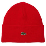 Lacoste Unisex Wool Beanie (Red) RB9825-51