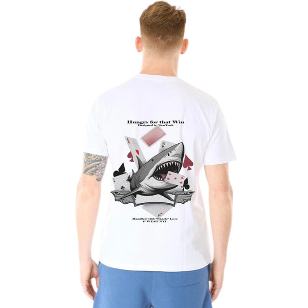 G West Spade Of Sharks Tee (White) GWPBAST9024
