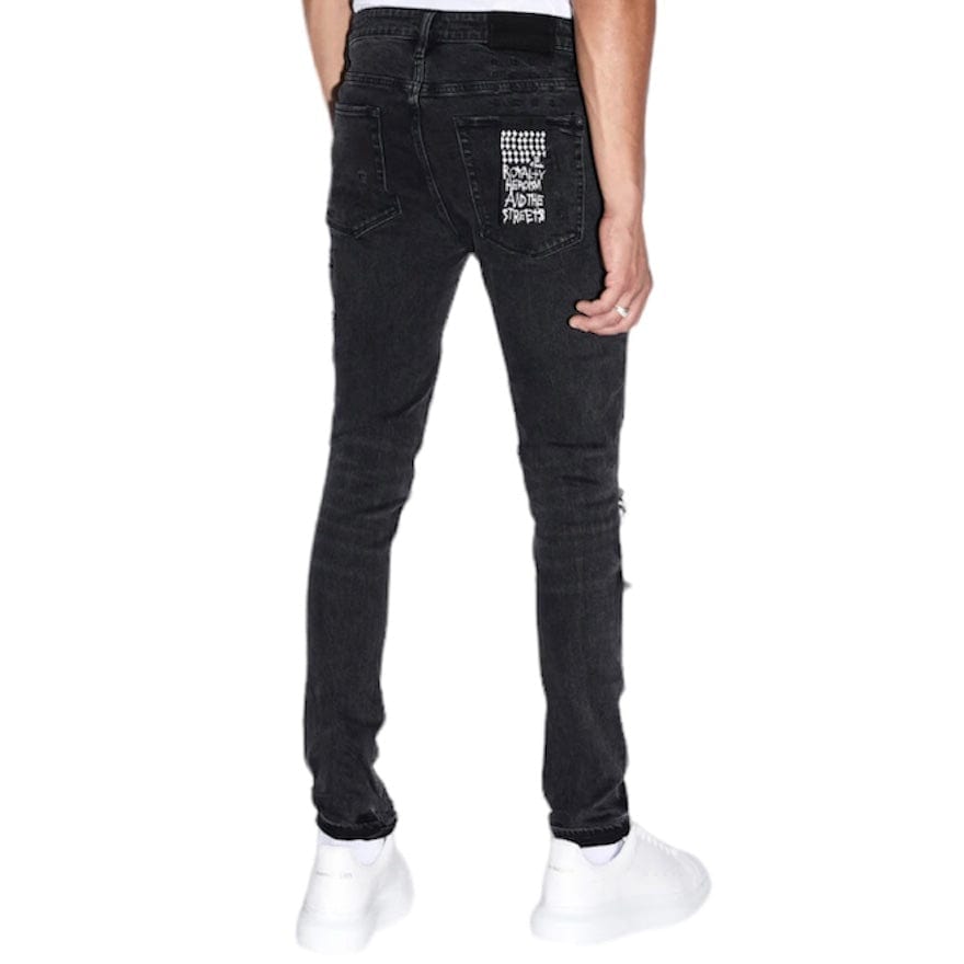 Ksubi Van Winkle Black Dynamite Trash Denim (Black) 5000005761