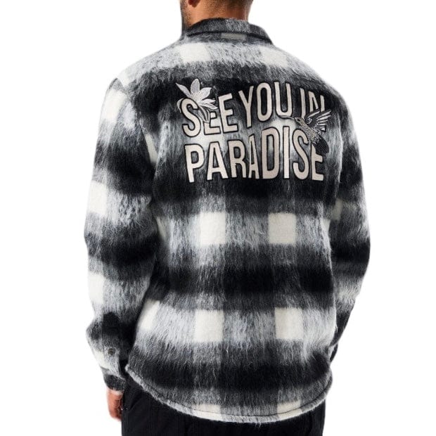 Jordan Craig See You In Paradise Flannel Shacket (Black) 2561