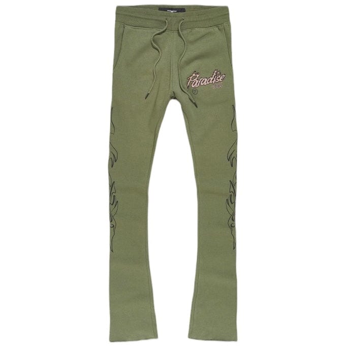 Jordan Craig Paradise Tour Stacked Sweatpants (Sage) 8241L