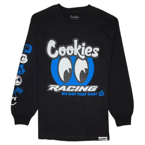 Cookies Racer Long Sleeve Tee (Black) CM233TLP03
