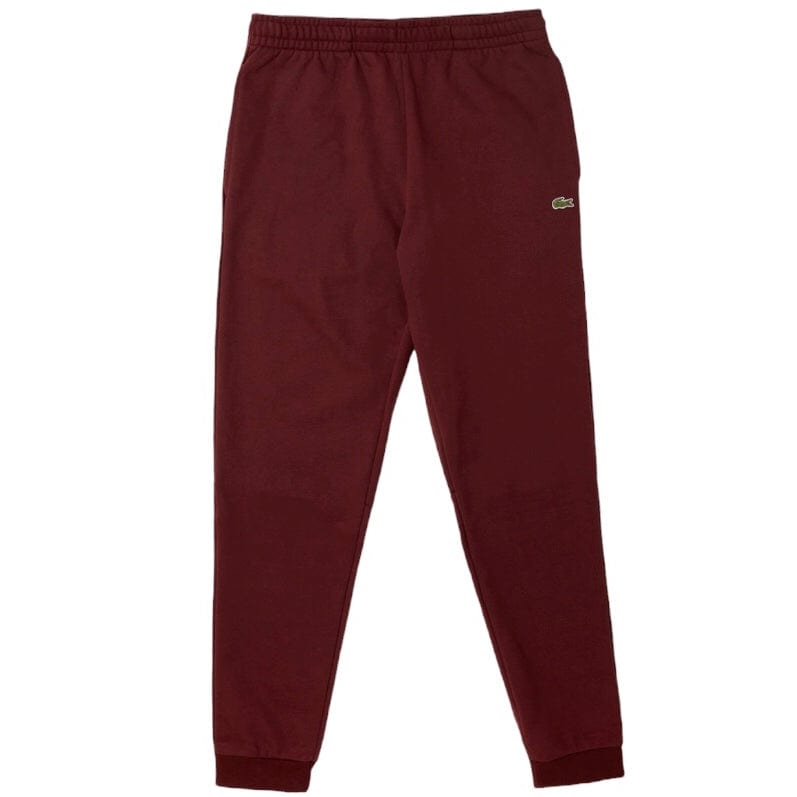 Lacoste Tapered Leg Sweatpants (Expresso Bordeaux) XH2529-51