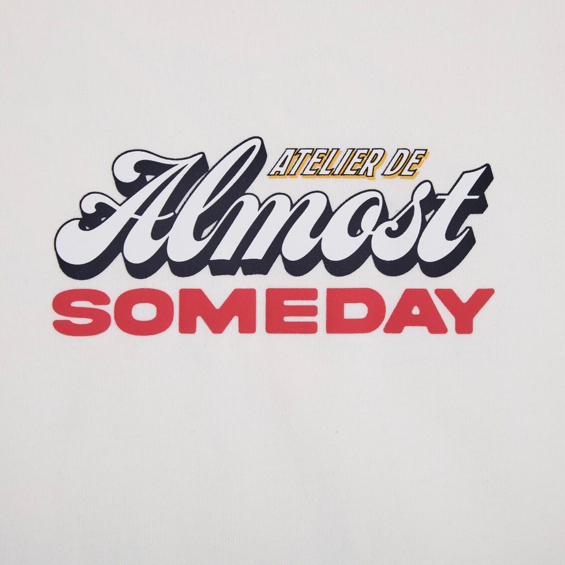 Almost Someday Atelier Tee (Cream) AS-H25-022
