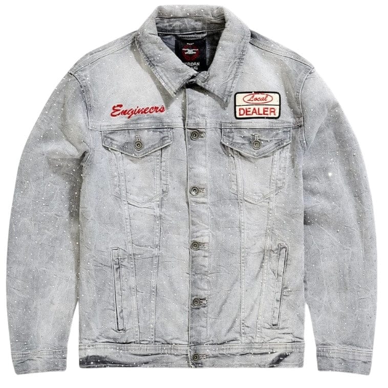 Jordan Craig Local Dealer Trucker Jacket (Cement Wash) JJ2339