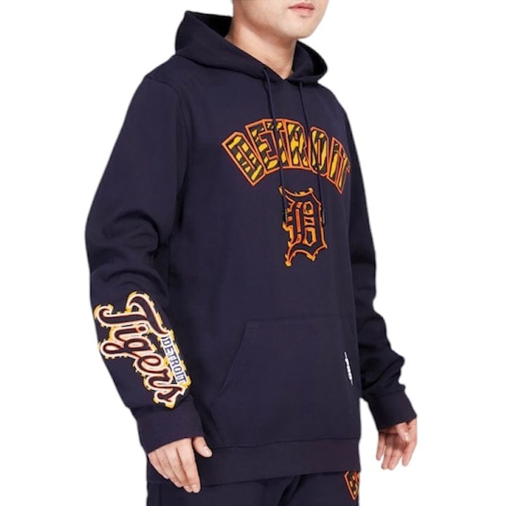 Pro Standard Detroit Tigers Animal Print Dk Po Hoodie (Midnight) LDT5312699