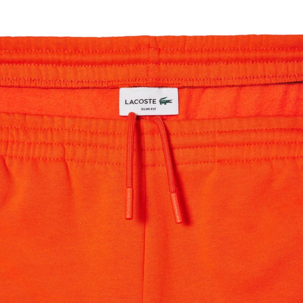 Lacoste Slim Fit Organic Cotton Fleece Sweatpants (Orange) XH9624-51