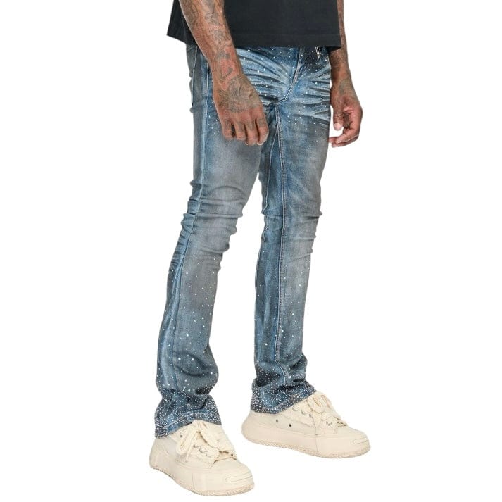 Valabasas Astonished Stacked Denim (Dark Dirty Blue) VLBS-VJ3-1031