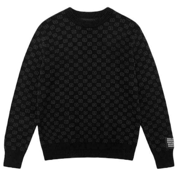 Ksubi Box Knit Crew (Washed Black) MPS25KW002