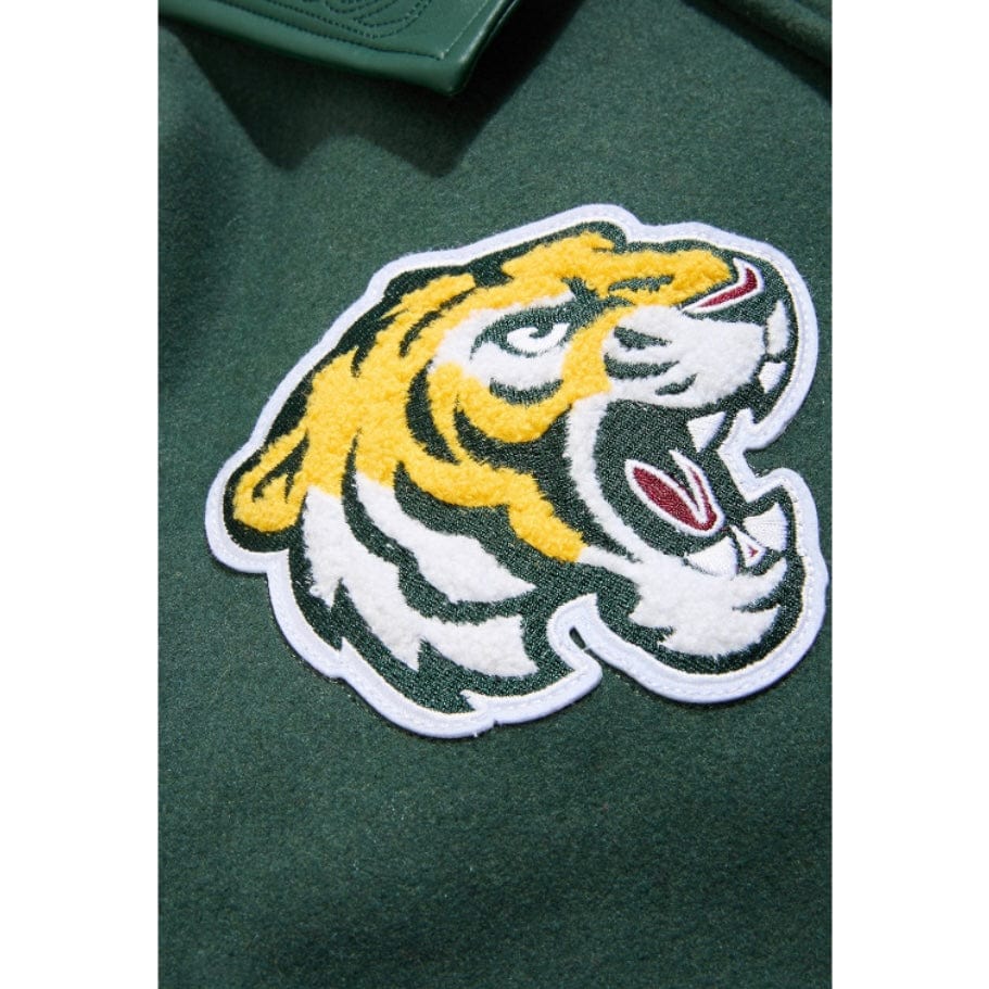 See You In Paradise Smoke & Mirrors Varsity Jacket (Dark Green) 91667