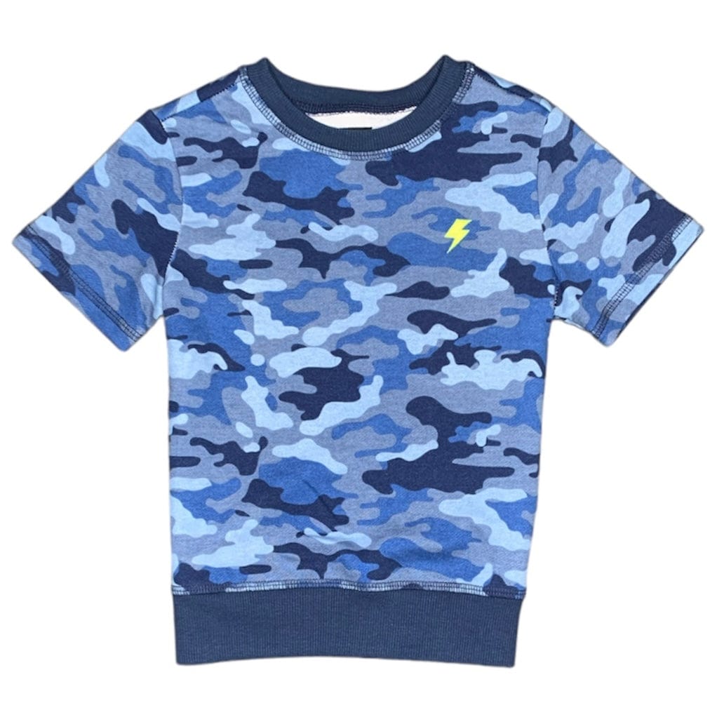 Kids Joe's Lightning T-Shirt (Dusty Blue) - J710ST65