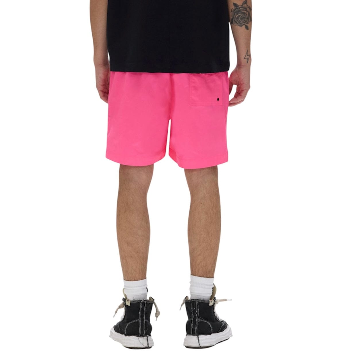 Purple Brand Wordmark Swim Shorts (Neon Pink) P504-PNPW325