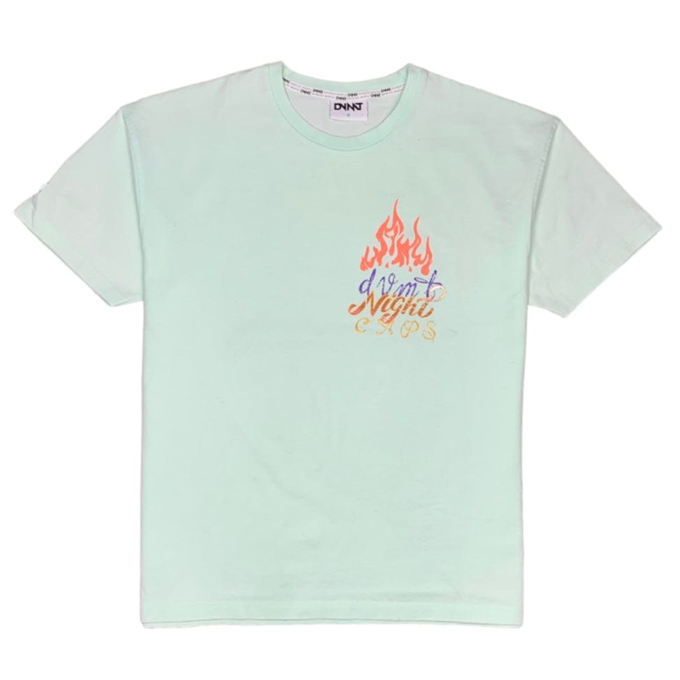 Dvmt Night Caps Oversized Acid Wash Tee (Light Mint) 741-172