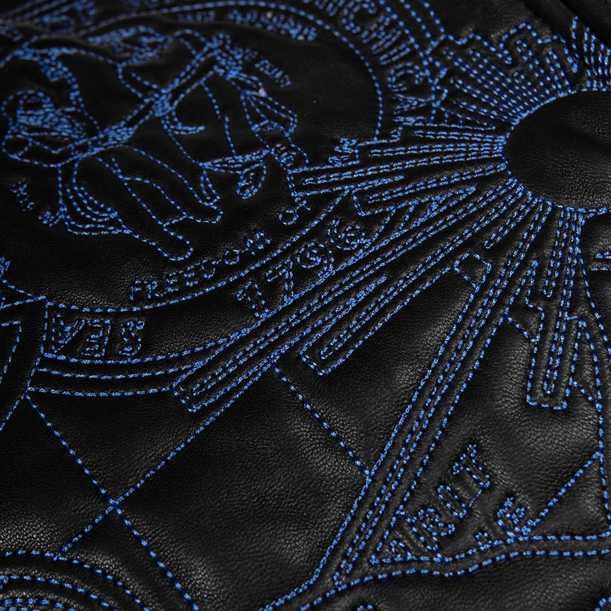 Pelle Pelle Motown Jacket (Black/Blue)