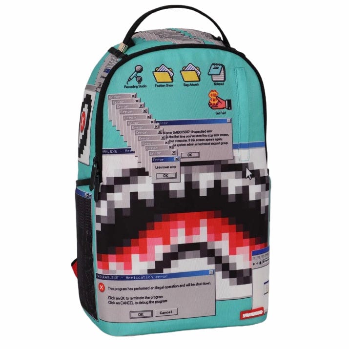 Sprayground Computer Virus Shark Backpack