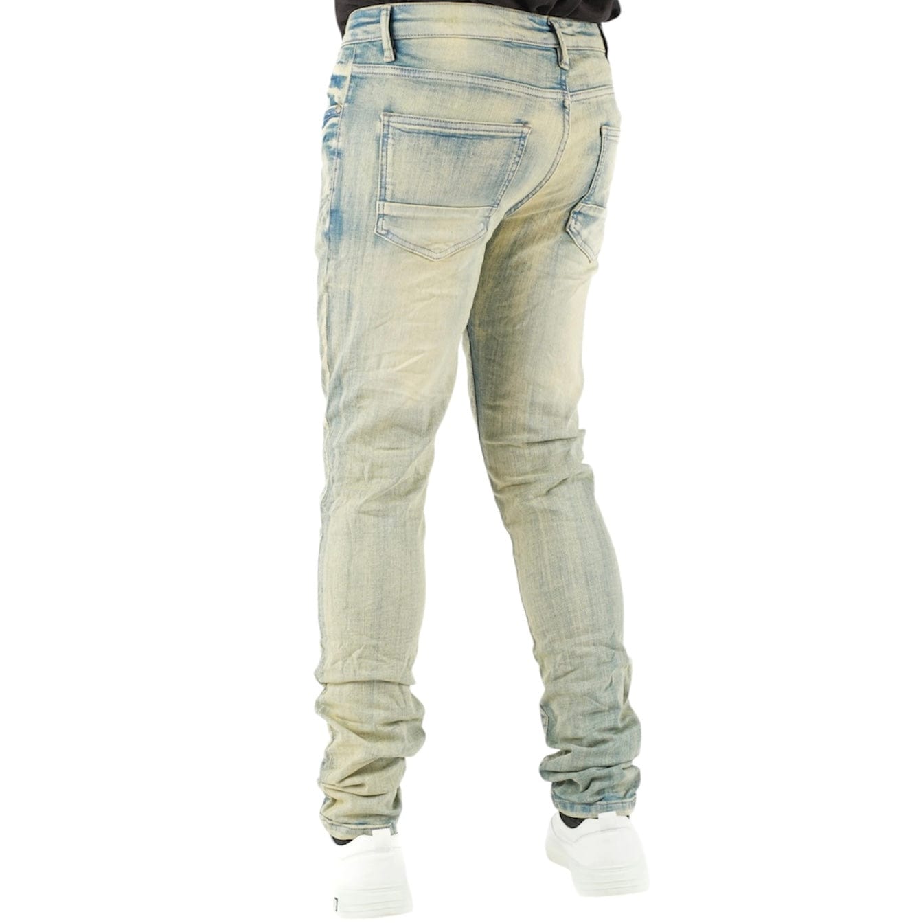 ときめきdenimdungaree Premium Disaster Classic Super Stretch Denim (Tint Crush) DZTR-424