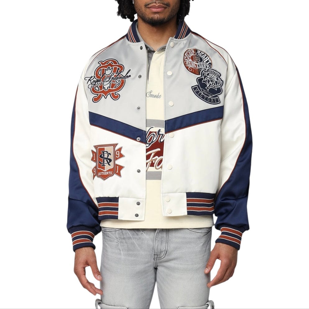 Smoke Rise Ivy Bomber Jacket (Peacoat) OJ25580