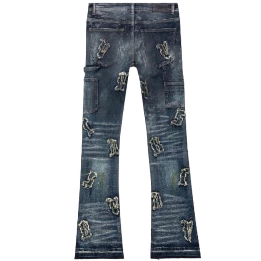 Valabasas "Loomis" Denim Stacked Jean (Blue Wash) VLBS3897