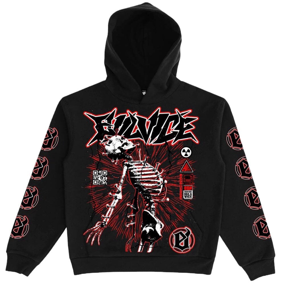 Evil Vice Nail Escape Hoodie (Black) FW24-24